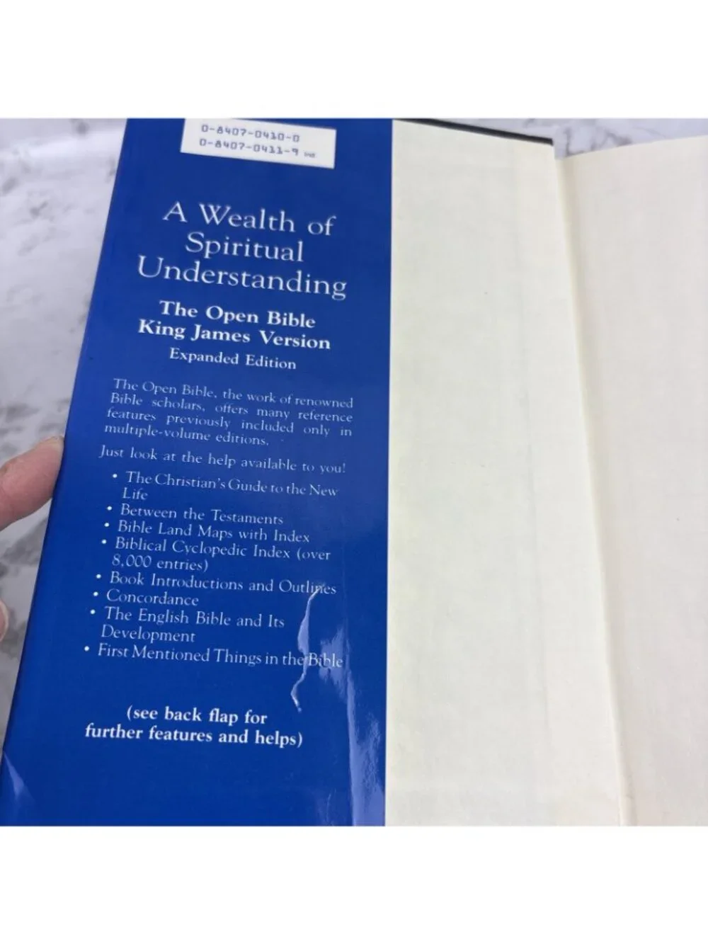 *The Open Bible Nelson King James Version Expanded Edition Hardcover Dust Jacket
